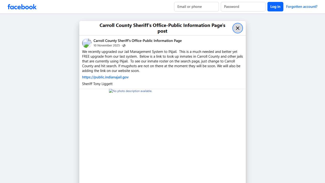 W... - Carroll County Sheriff's Office-Public Information Page Facebook